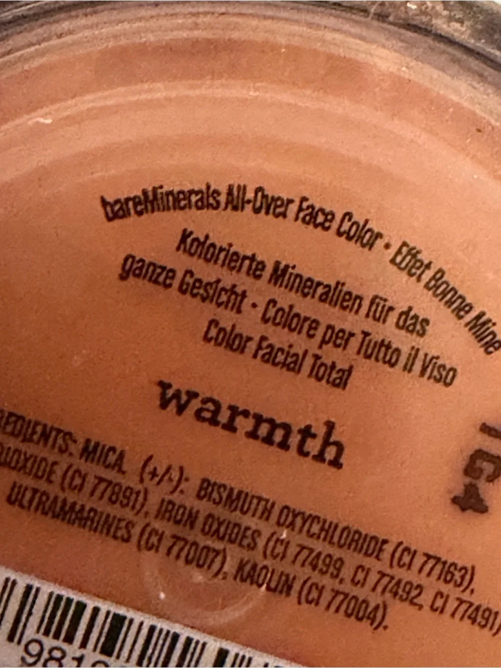 bareMinerals new warmth
